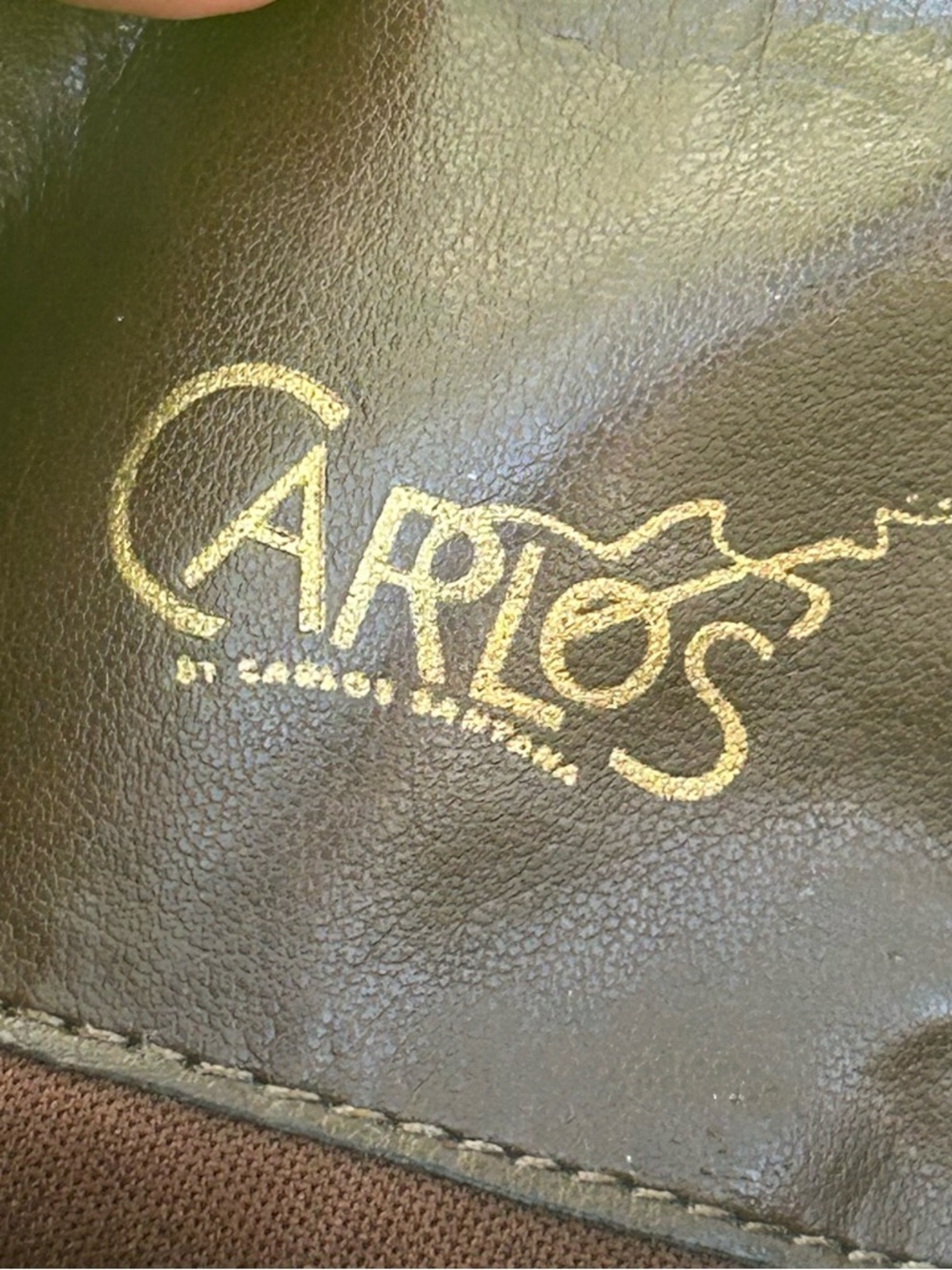 Carlos Satana MOMENTUM 6½M‎ Riding Boots Leather Western Sz 6.5 Knee High - Picture 9 of 10